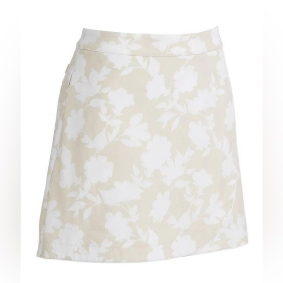 G/FORE Dresses & Skirts - G/FORE White and Cream Floral Mini Skirt